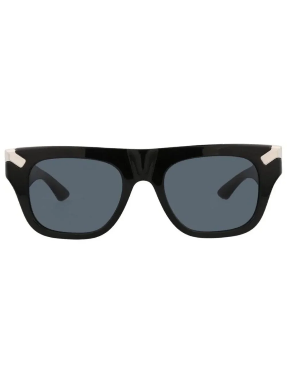 New Alexander McQueen Mens Square/Rectangle Black Black Blue Fashion Designer Ey